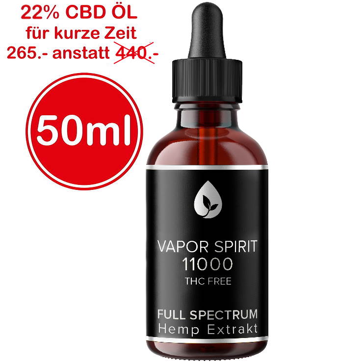 Vollspektrum CBD Öl THC frei 22.7% 50ml