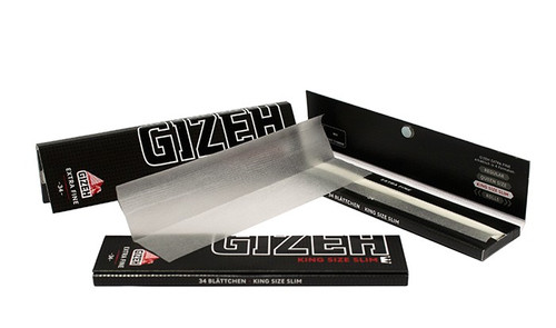 GIZEH Black King Size Slim 107×44 mm