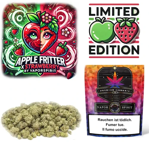 CBD Blüten Strawberry Apple Fritter Deutsch