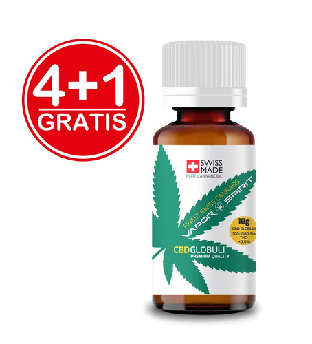 CBD Globuli 10 g – Set (4 + 1 gratis)