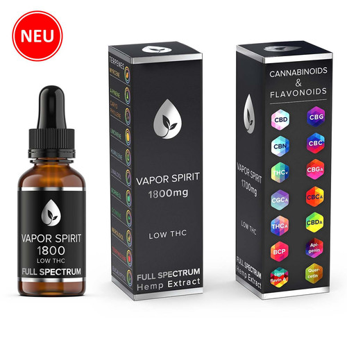 CBD Öl aus biologischen Anbau - Low THC 18%