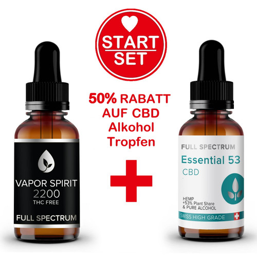 CBD Öl Low THC 22.7% + CBD Alkohol-Tropfen 10ml