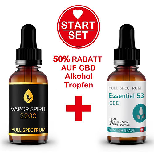 CBD Öl 23.2% 10ml + CBD Alkohol-Tropfen 10ml