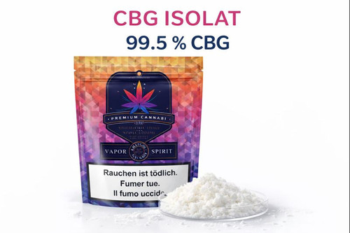 CBG Isolat Cannabigerol Schweiz – 99.5 % Rein