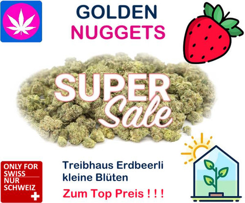 Golden Nuggets Erdbeerli CBD