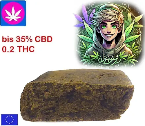 Grüner Libanese CBD Hash, ähnlich wie Grüner Afghane Hash