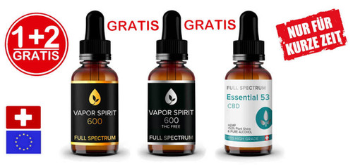 Vollspektrum CBD Öl Set 6% Gold + Silber 6% + CBD Tinktur