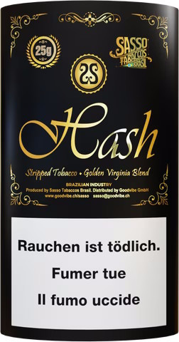 Sasso Hash – Bio Tabak Blend der Extraklasse