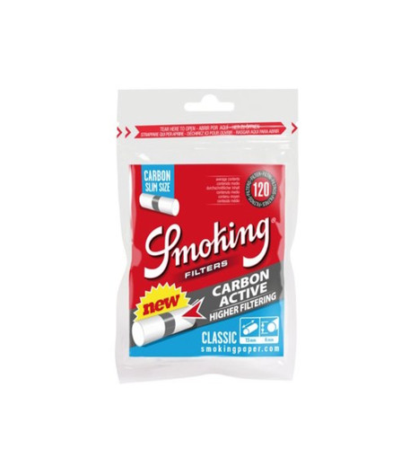 Smoking Classic Slim Carbon Filters 6mm