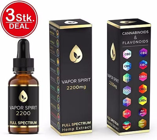 Vollspektrum CBD Öl 23.2% 10ml 3 Stk.