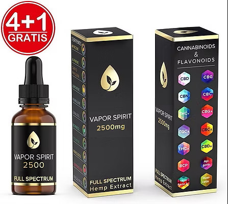Vollspektrum CBD Öl 25% 10ml 4+1 GRATIS